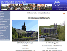 Tablet Screenshot of erringdenbenefice.org.uk